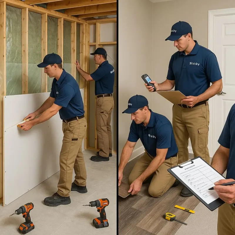 Repairs and Reconstruction process in Martinsburg, WV